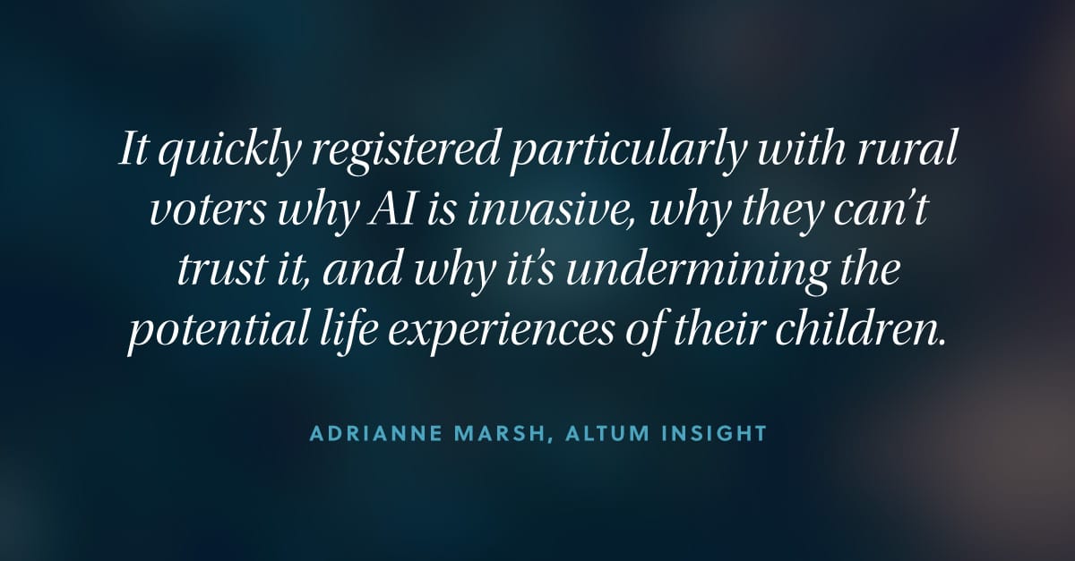 Adrianne Marsh talks AI, Trust, and identity among rural voters with the Oklahoma Memo